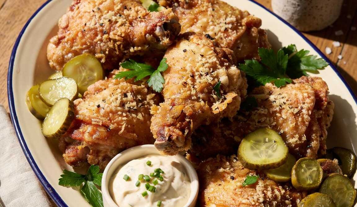 Crispy Malt Vinegar Fried Chicken