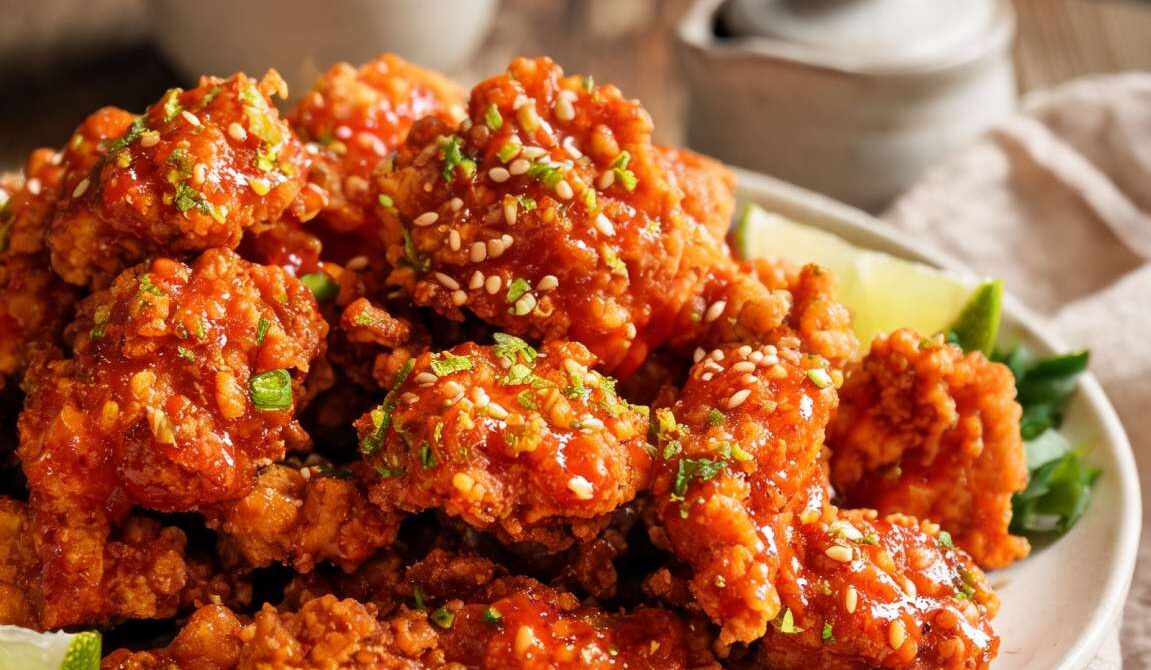 Crispy Sriracha Lime Fried Chicken