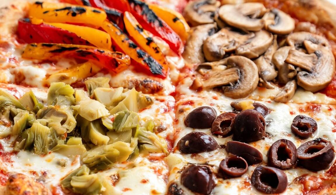 Four Seasons Vegetarian Pizza