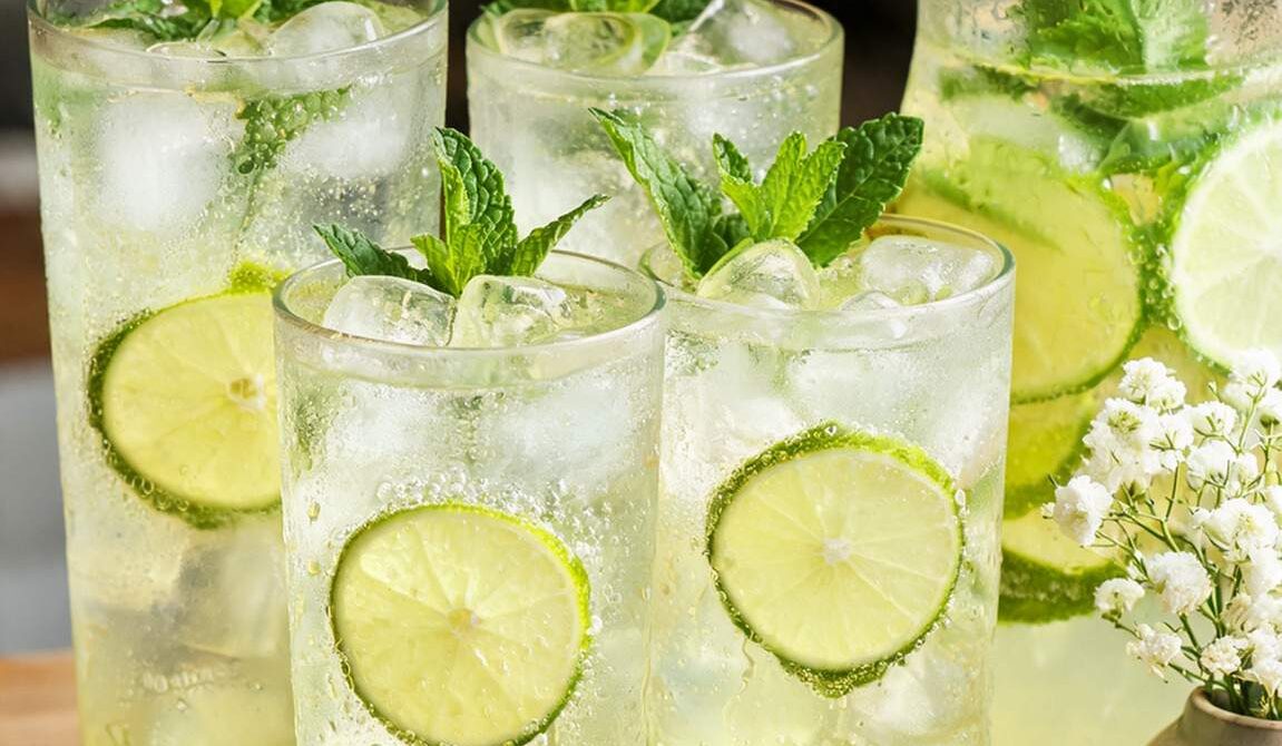 Fresh Sugarcane Lime Cooler