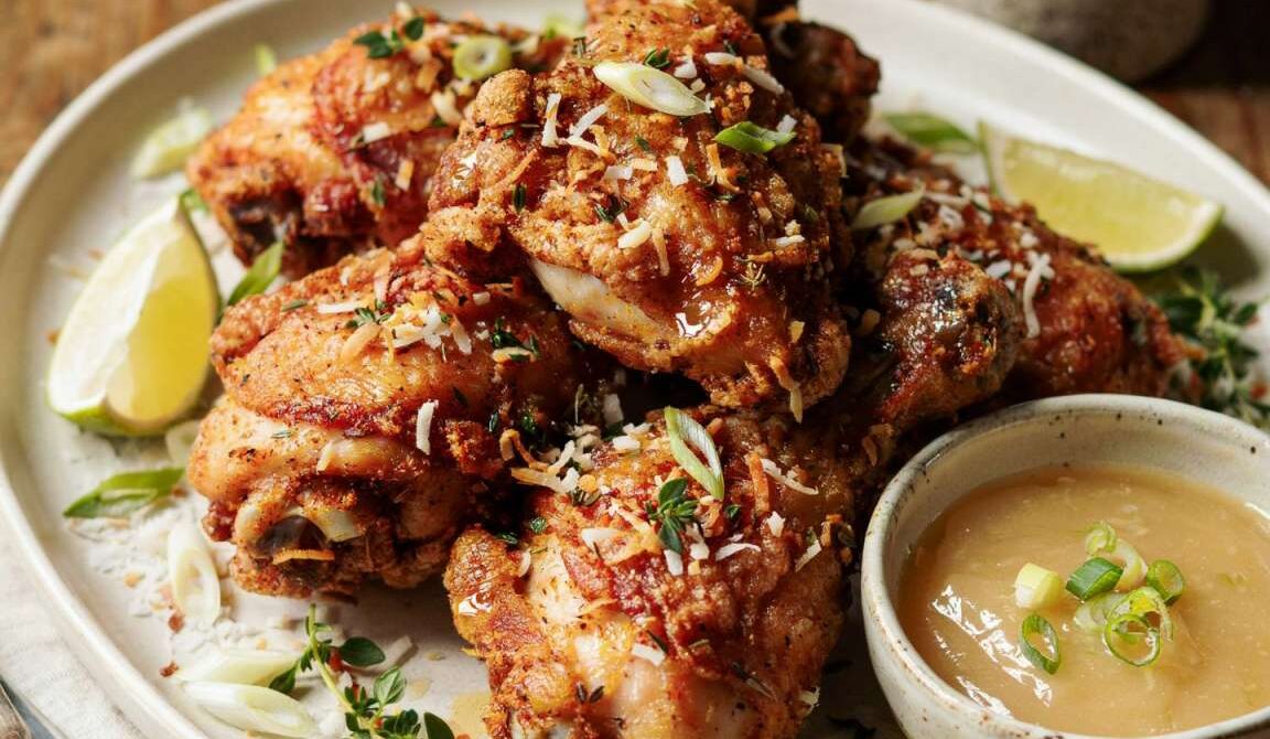 Jamaican Coconut Fried Chicken