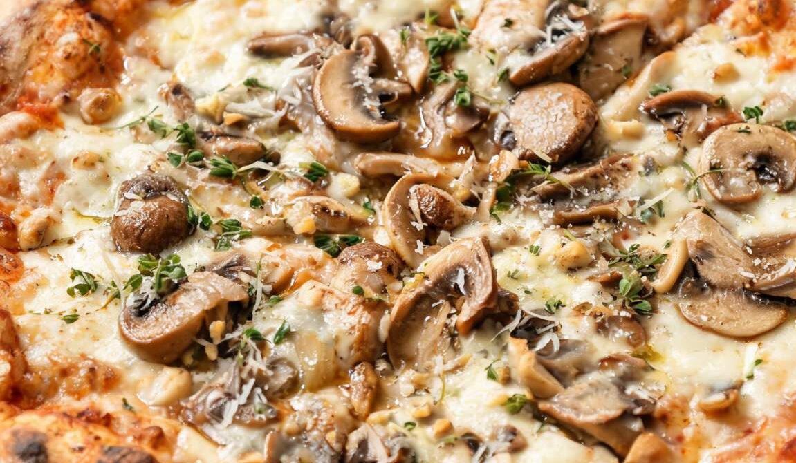 Mixed Mushroom Pizza With Truffle Oil