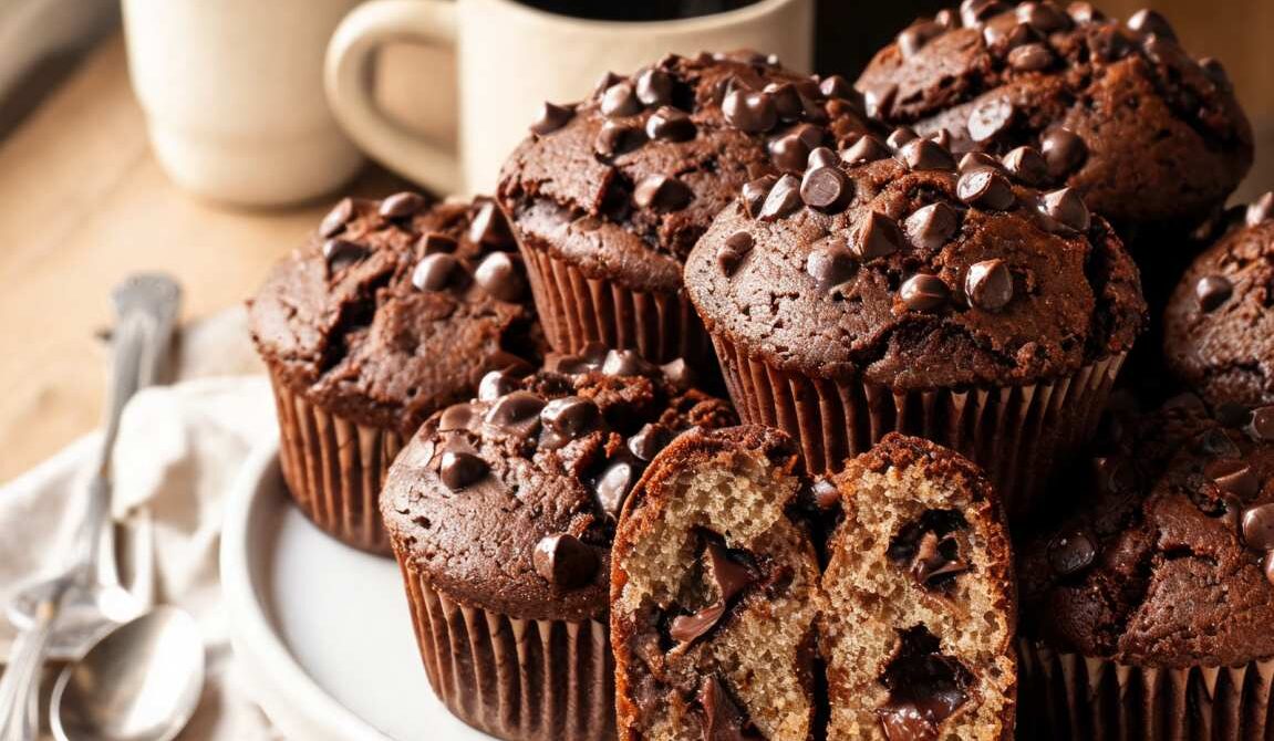 Mocha Chocolate Chip Muffins