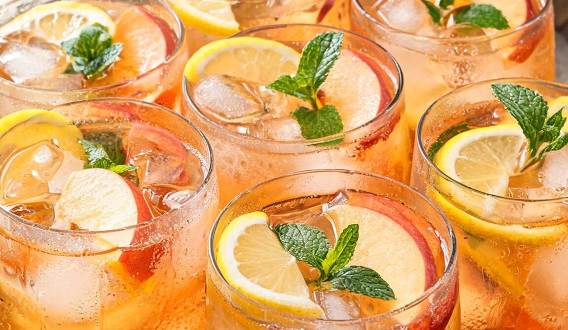 Peach Iced Tea Spritzer