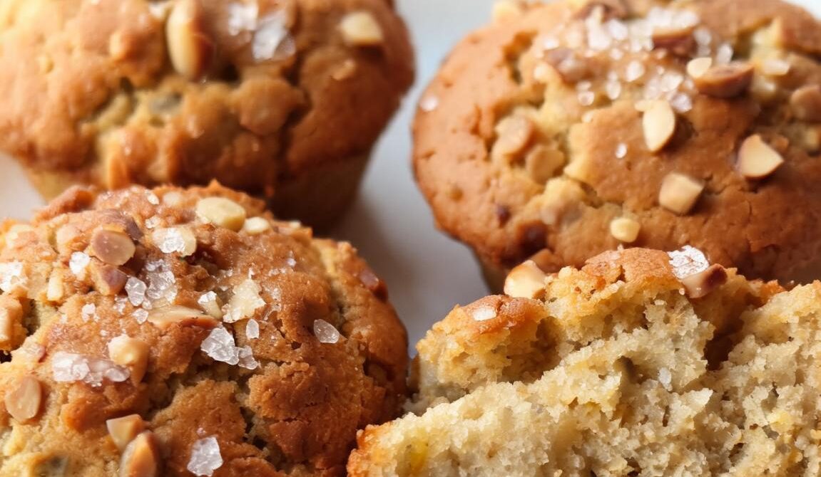 Peanut Butter Banana Muffins