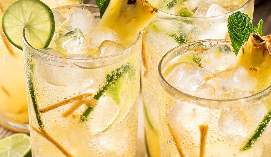 Pineapple Ginger Fizz