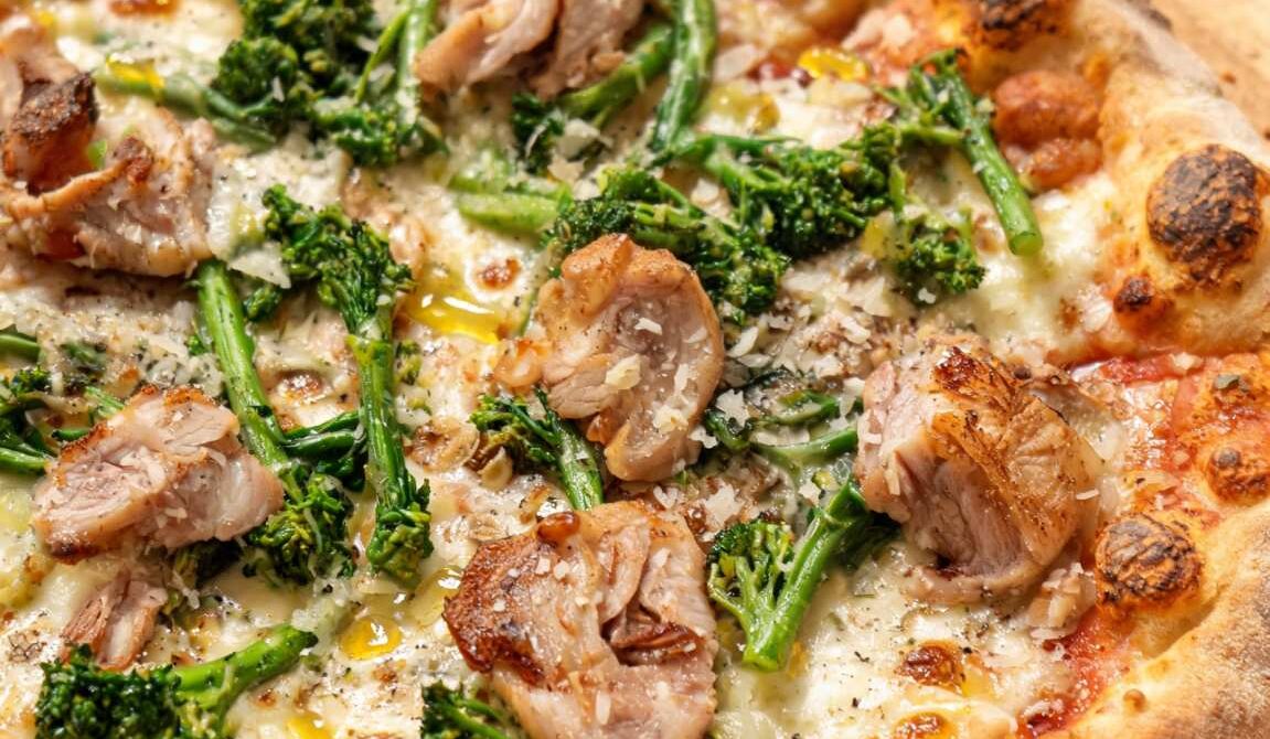 Porchetta And Broccolini Pizza