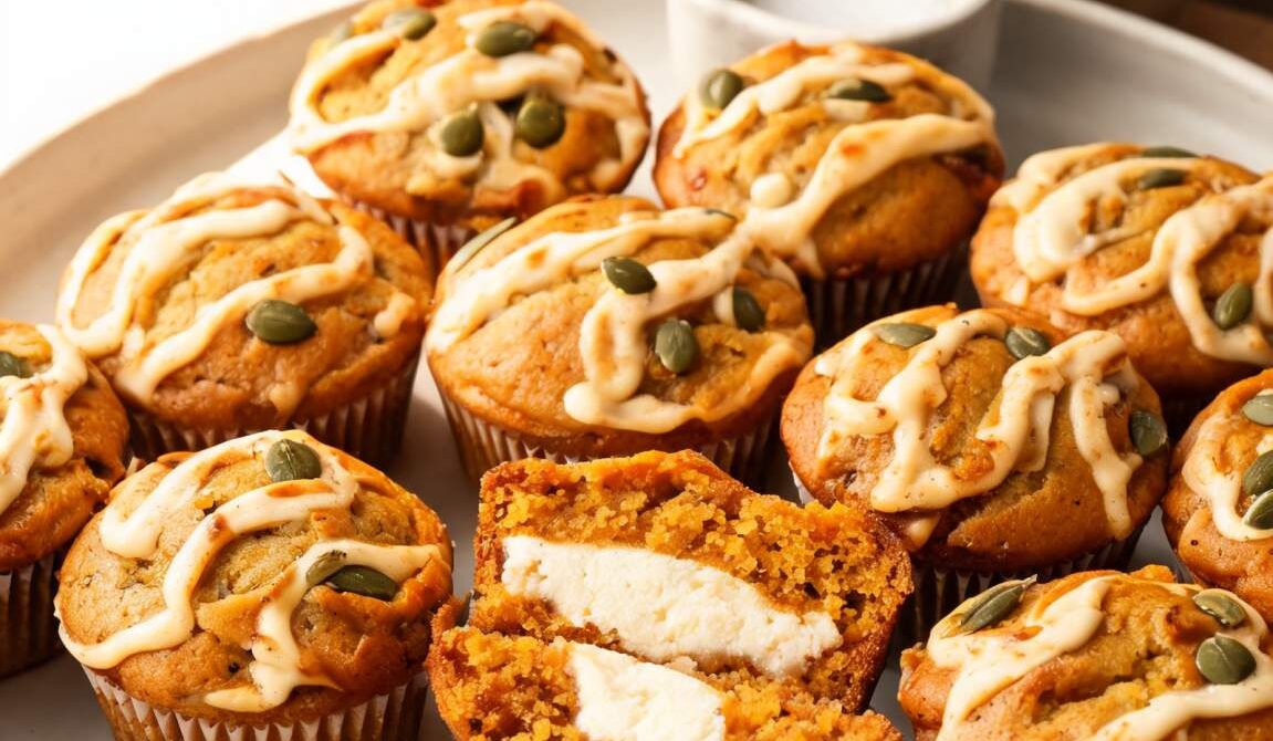 Pumpkin Cream Cheese Muffins