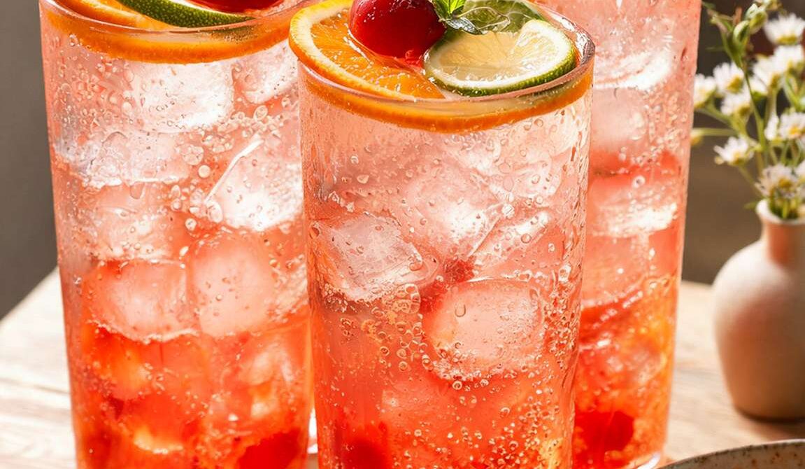 Refreshing Acerola Cherry Citrus Sparkler