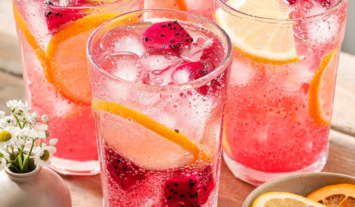 Refreshing Dragon Fruit Citrus Cooler