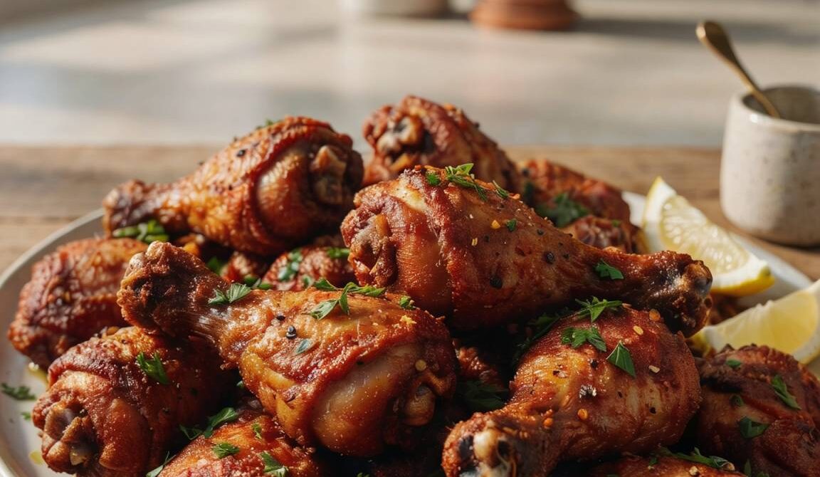 Smoky Paprika Garlic Fried Chicken