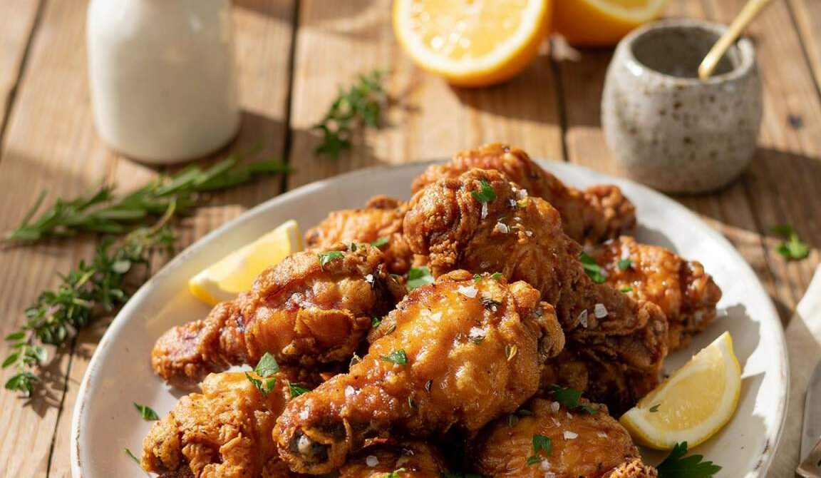 Southern Sweet Tea-Brined Fried Chicken