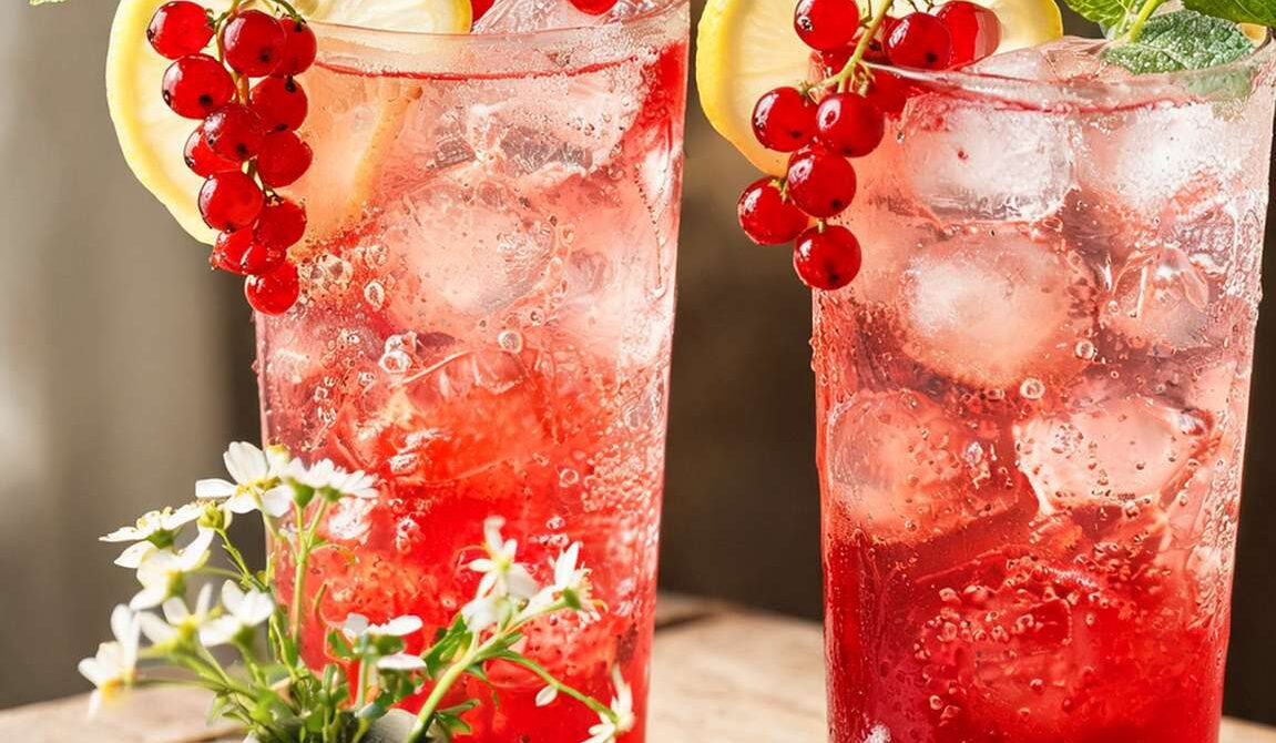 Sparkling Red Currant Lemon Spritz