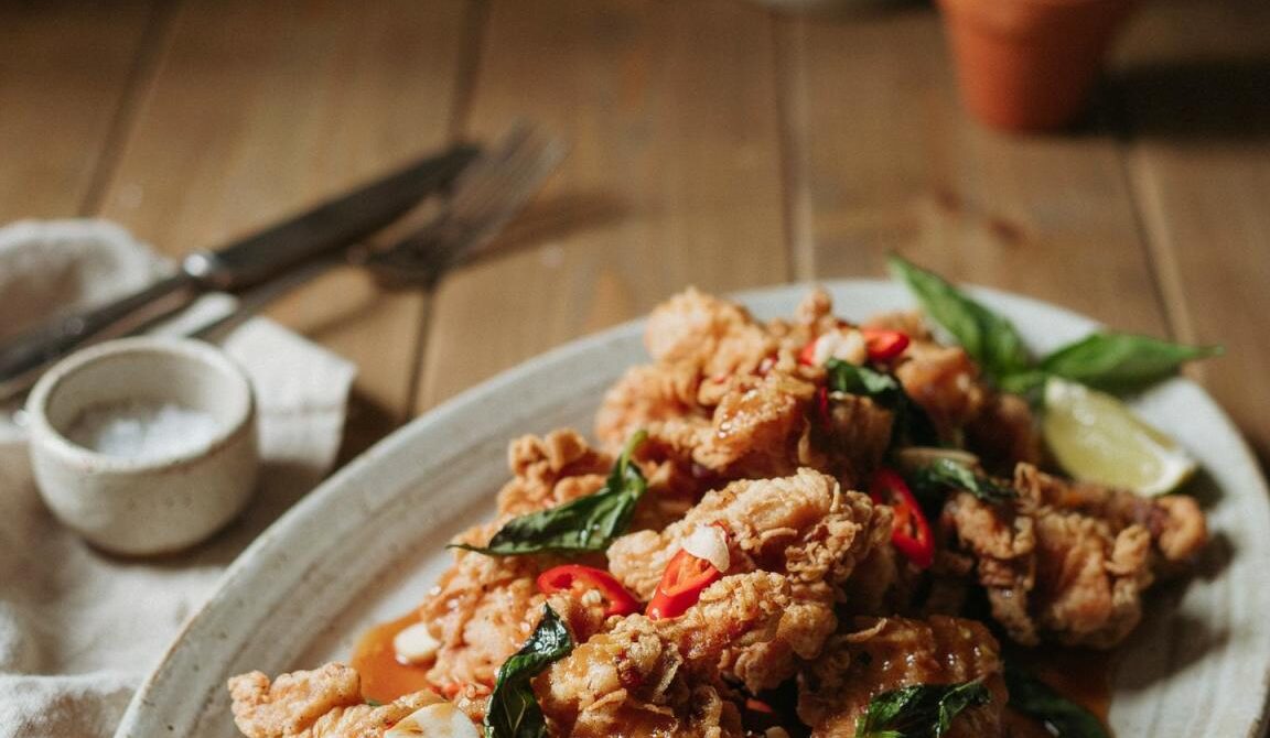 Thai Basil Chili Fried Chicken