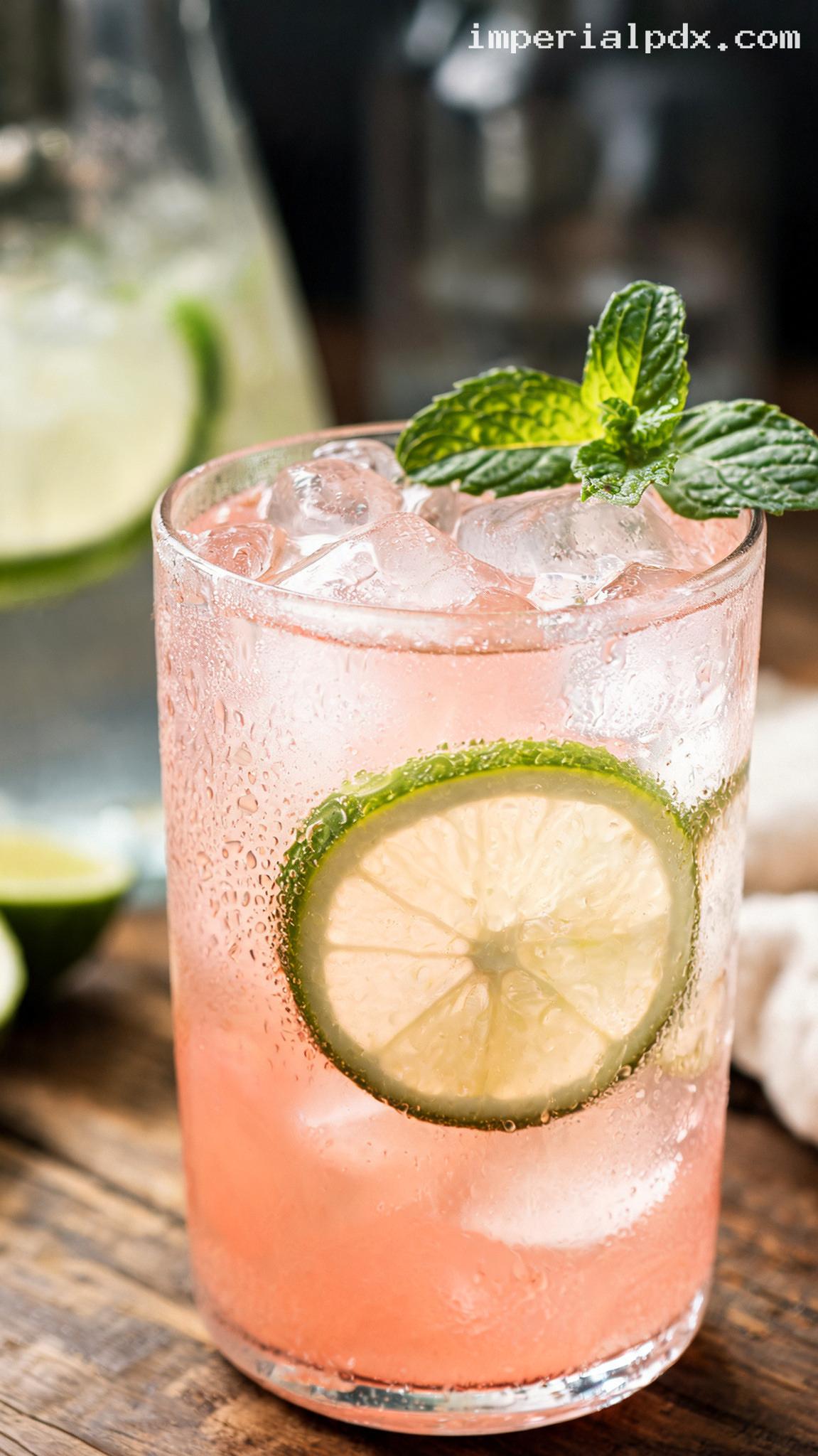 Tropical Guava Lime Refresher – Closeup