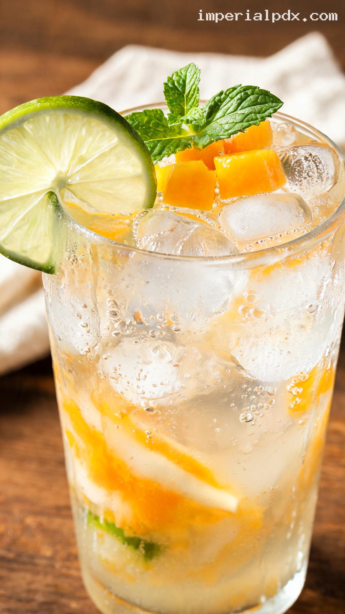 Tropical Mango Cooler – Closeup