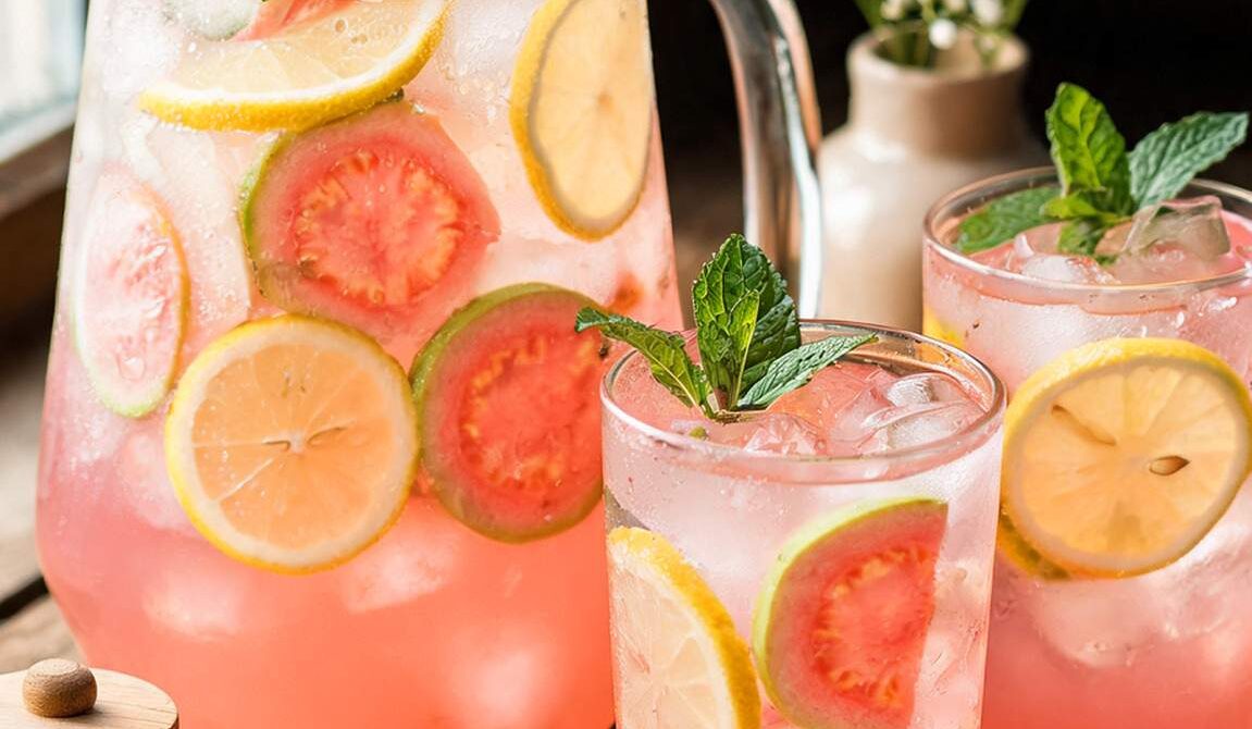 Tropical Pink Guava Lemonade