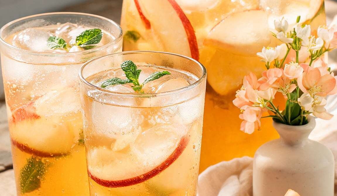 White Peach Jasmine Iced Tea