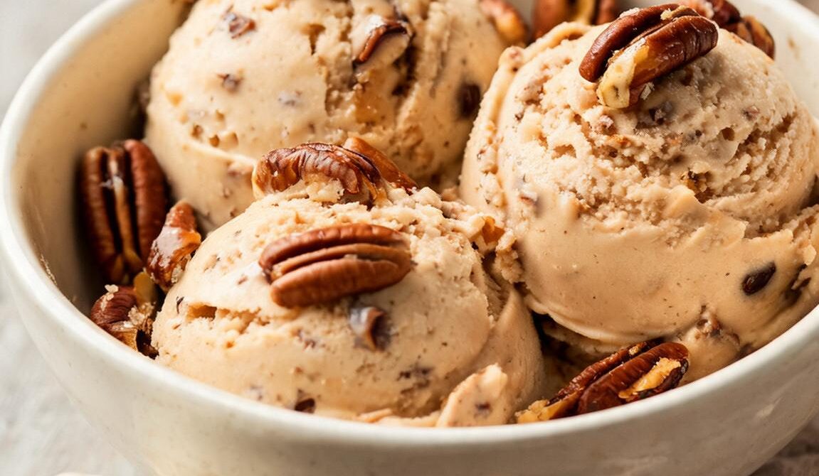 Brown Sugar Butter Pecan Ice Cream