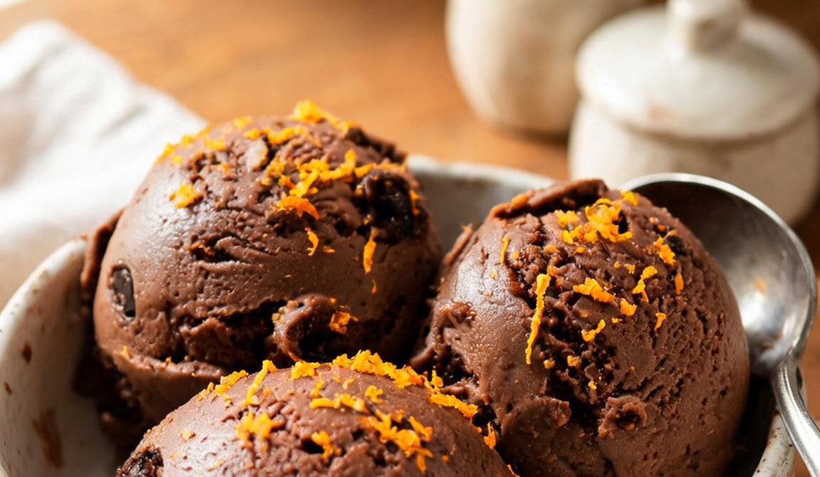 Chocolate Orange Truffle Ice Cream
