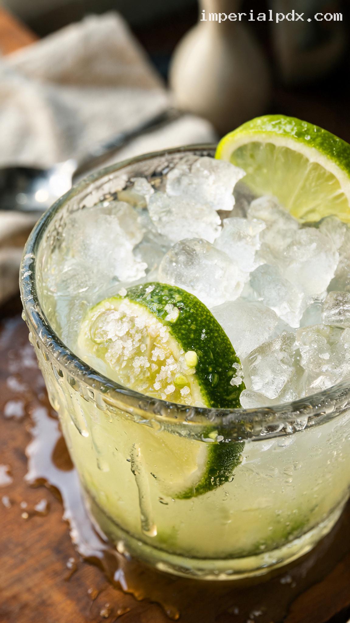 Classic Brazilian Caipirinha Cocktail Recipe – Closeup