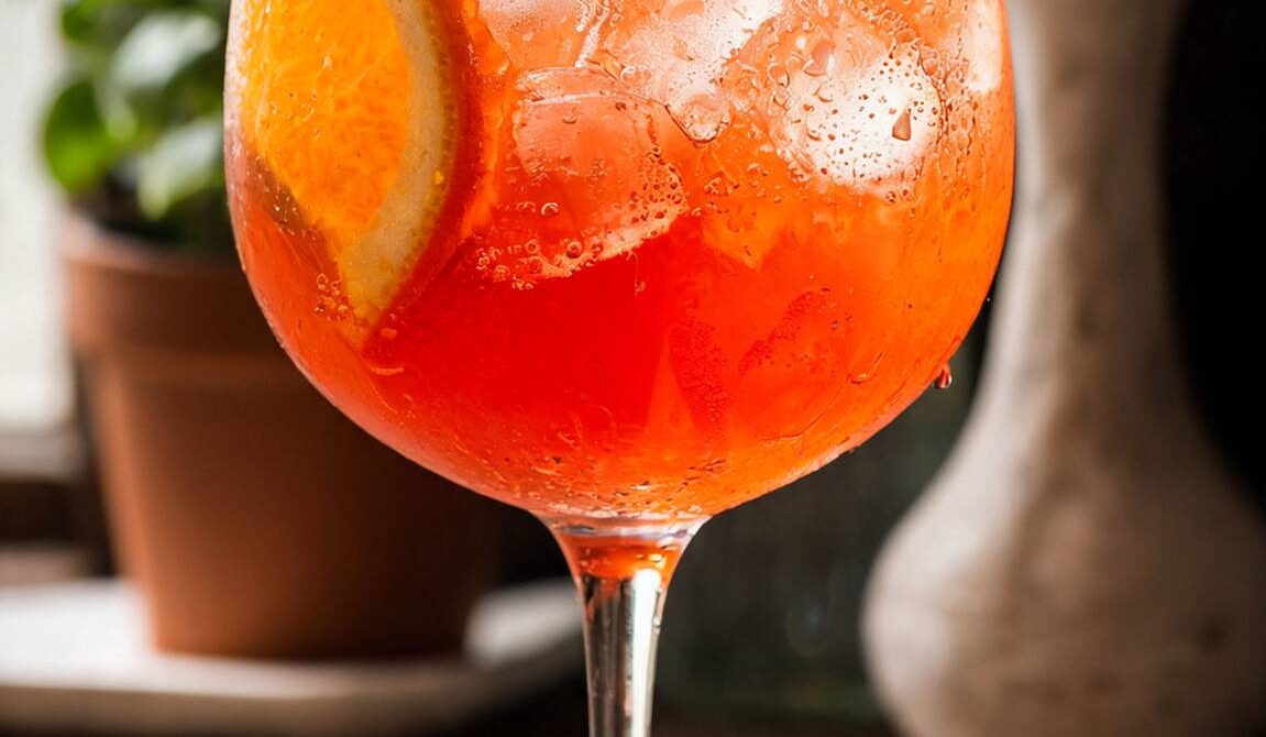 Classic Refreshing Aperol Spritz Cocktail