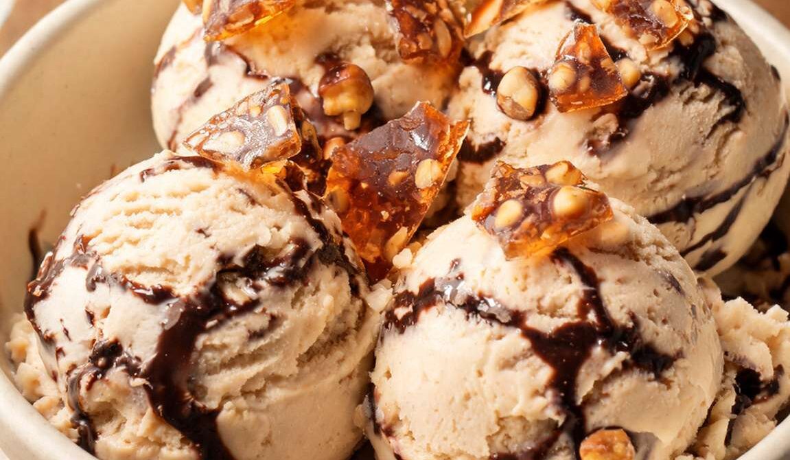 Dark Chocolate Hazelnut Praline Ice Cream