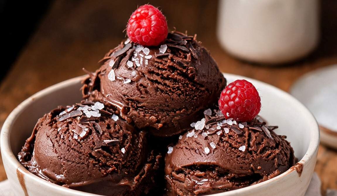 Dark Chocolate Sea Salt Ice Cream