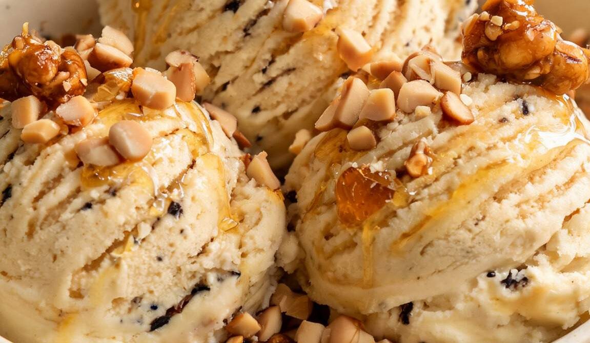 Honey Roasted Peanut Crunch Ice Cream