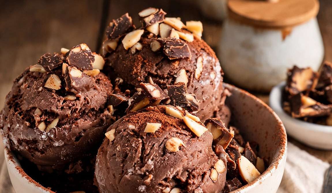 Mocha Almond Crunch Ice Cream