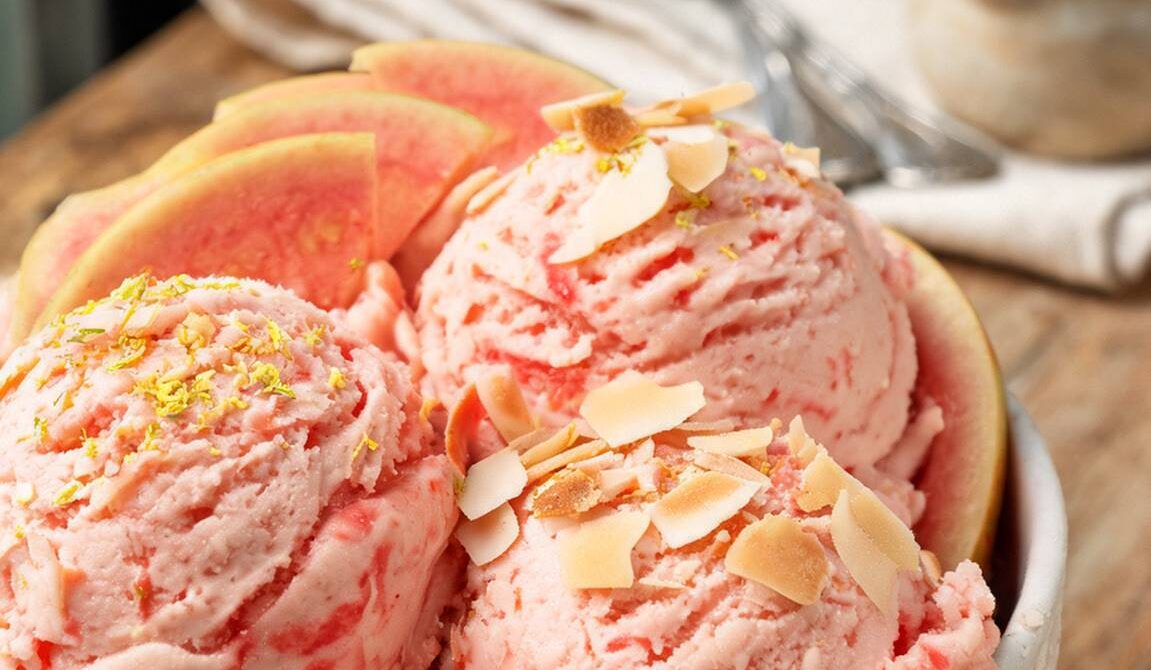 Tropical Guava Cream Ice Cream