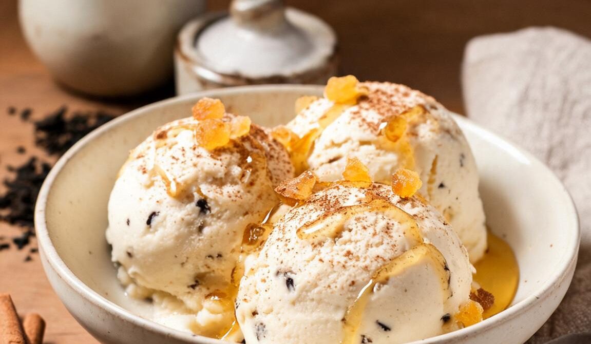 Vanilla Chai Spice Ice Cream