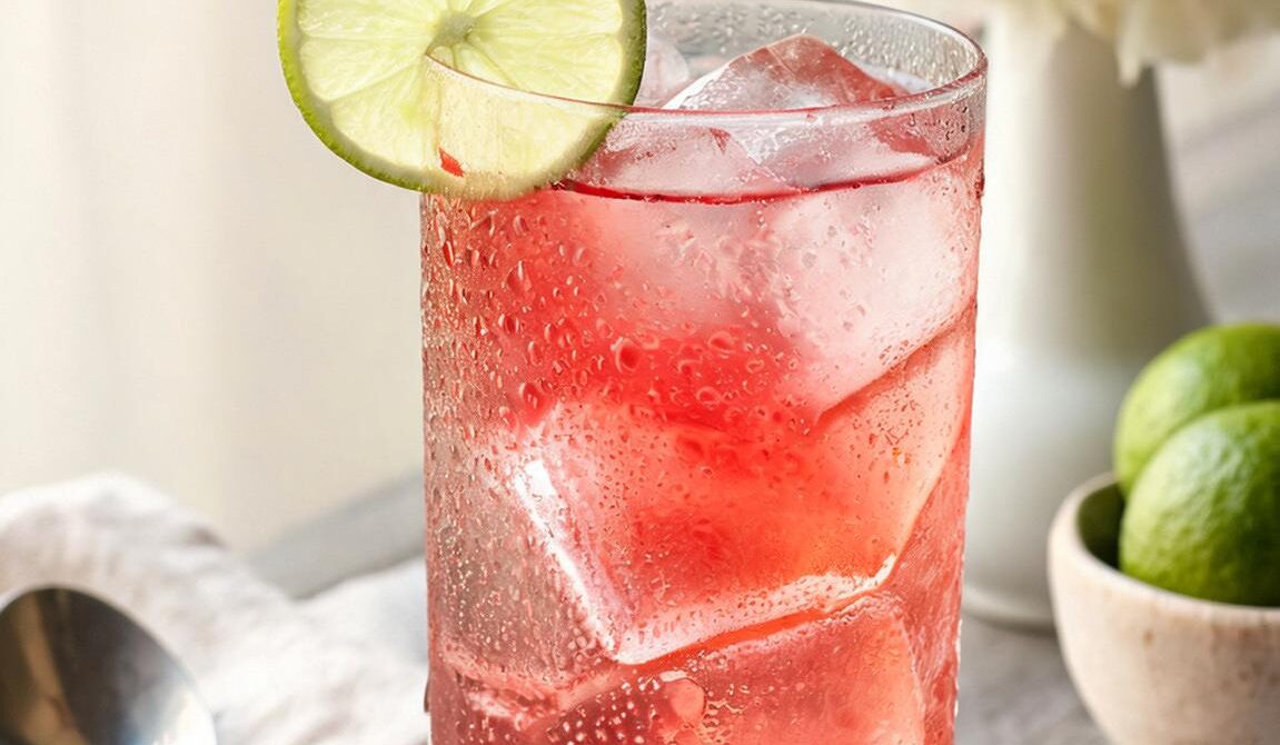 Classic Cape Codder Cocktail With Vodka and Cranberry