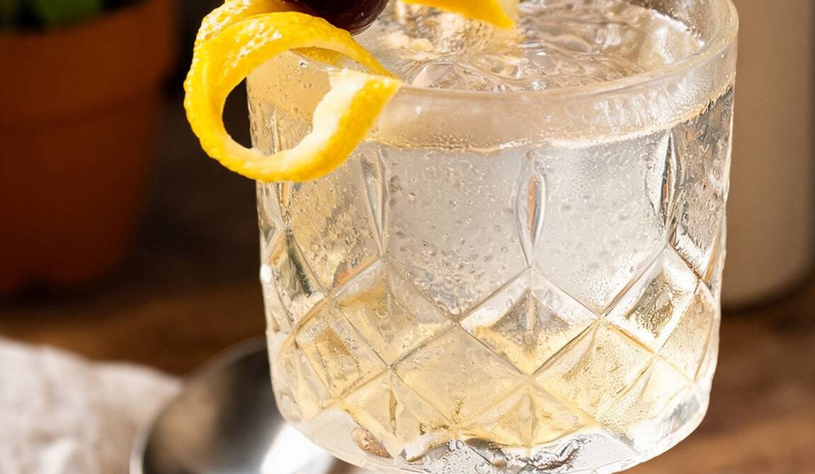 Classic Casino Gin Cocktail with Maraschino and Lemon