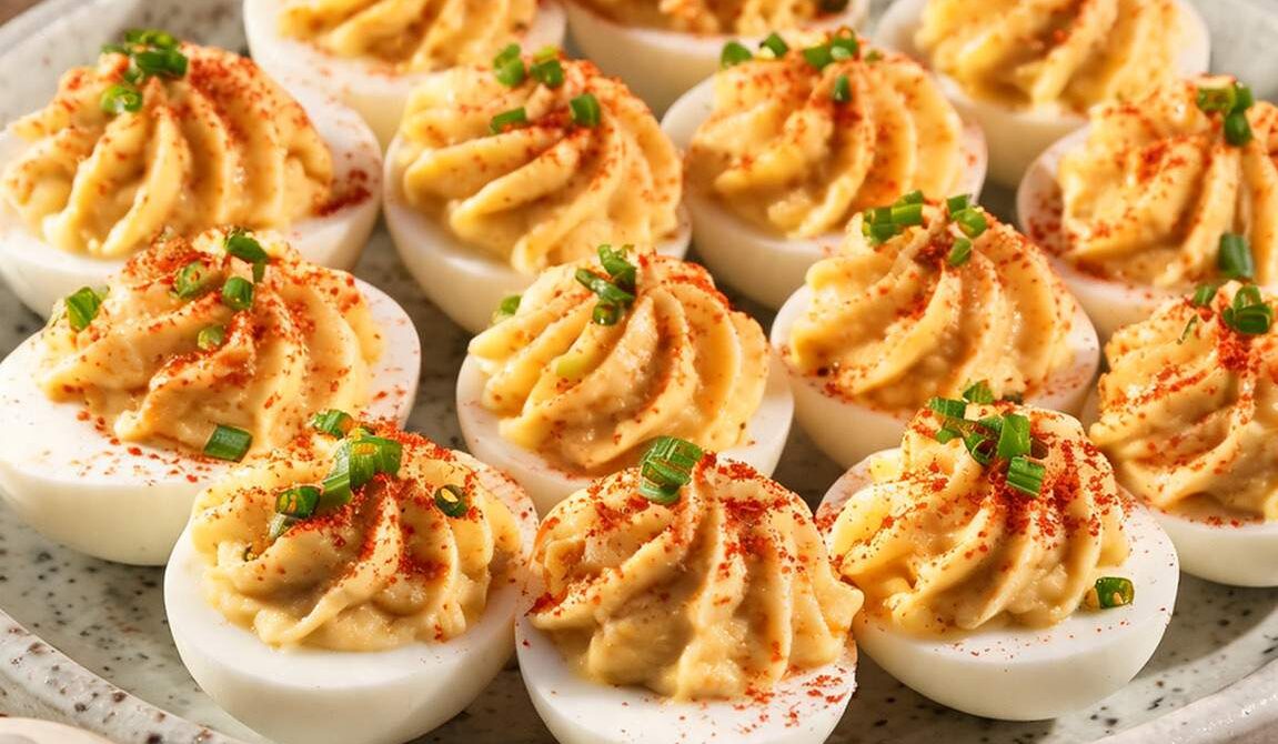 Classic Deviled Eggs With Pickle Relish