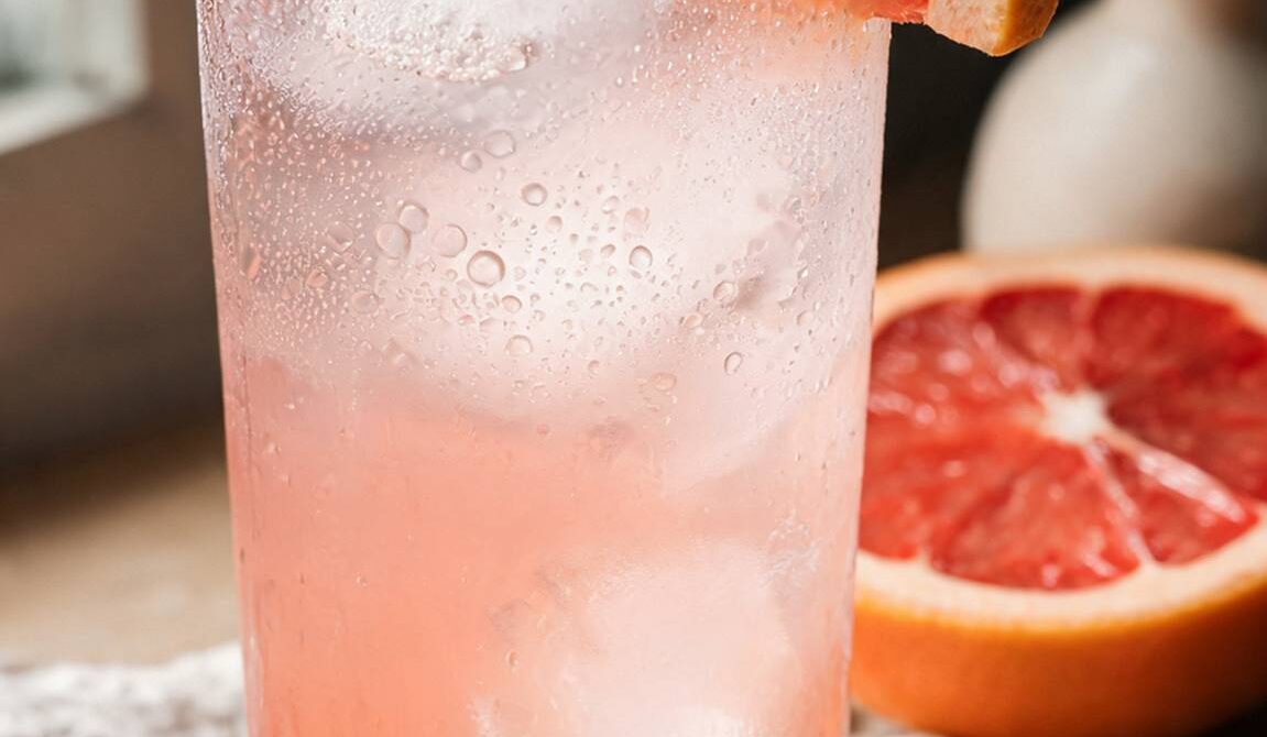Classic Greyhound Cocktail With Fresh Grapefruit Juice