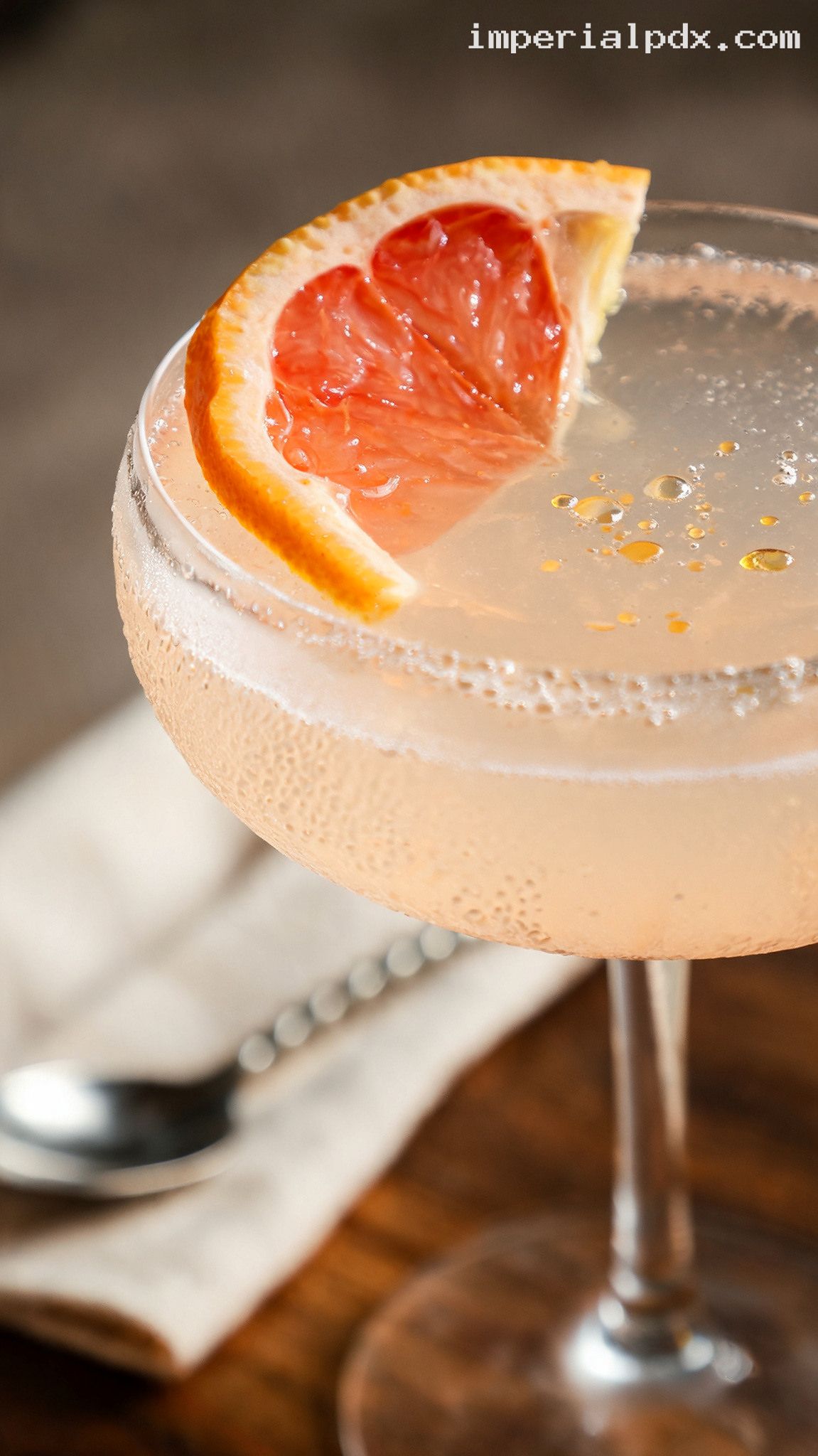 Classic Hemingway Daiquiri With Grapefruit and Maraschino – Closeup