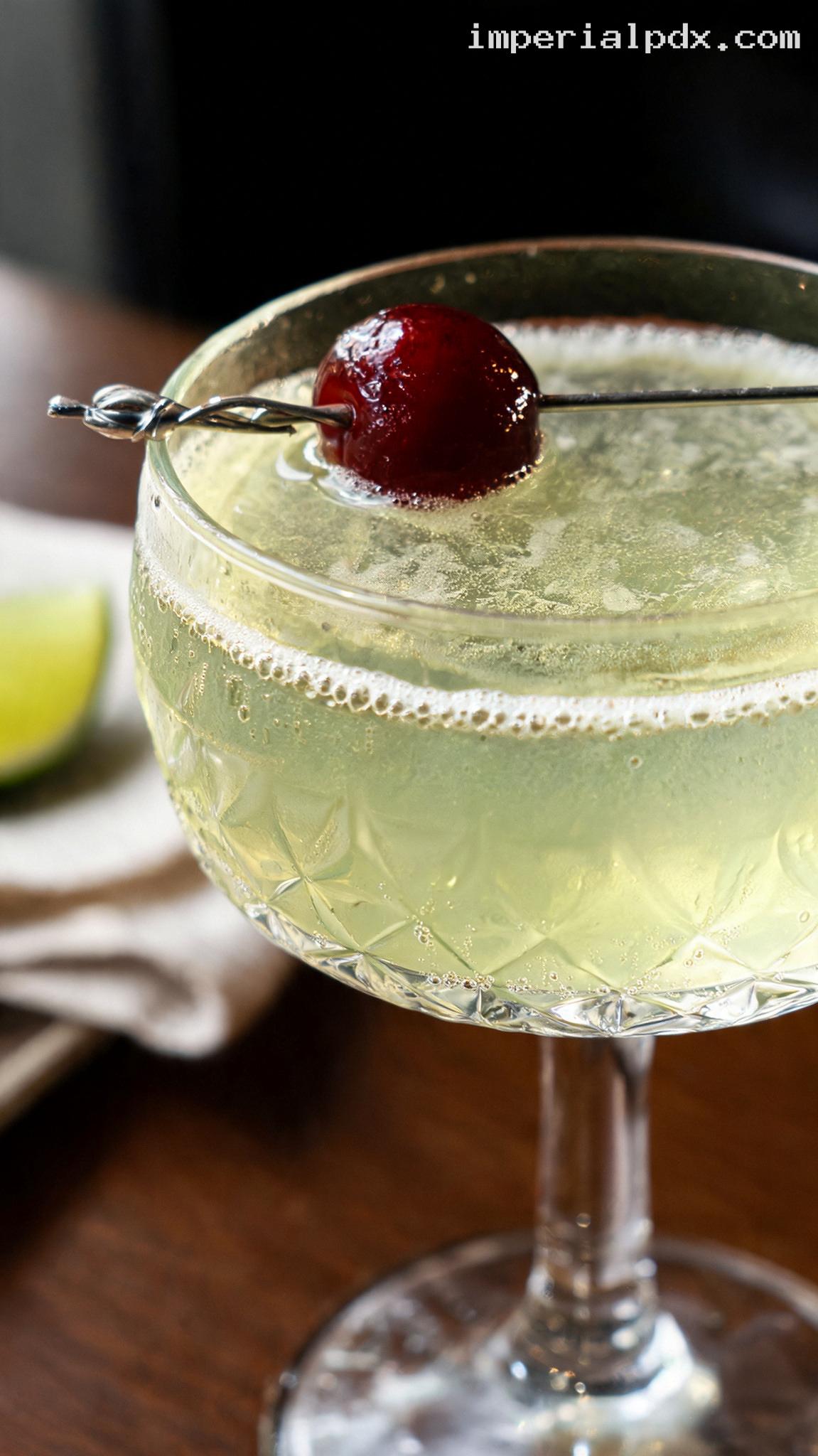 Classic Last Word Cocktail – Closeup