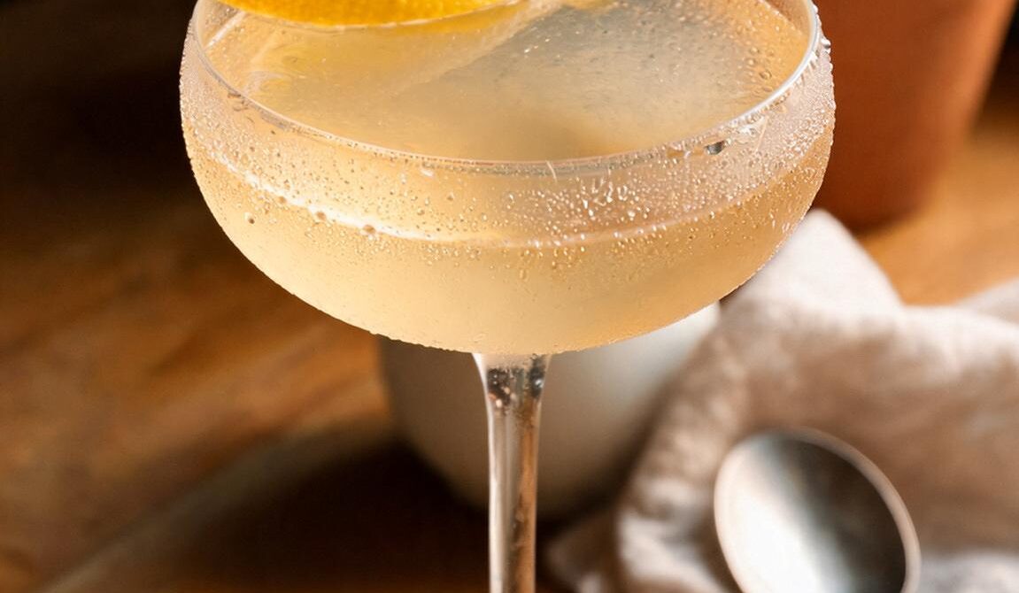 Classic Low-Alcohol Bamboo Cocktail With Sherry and Vermouth