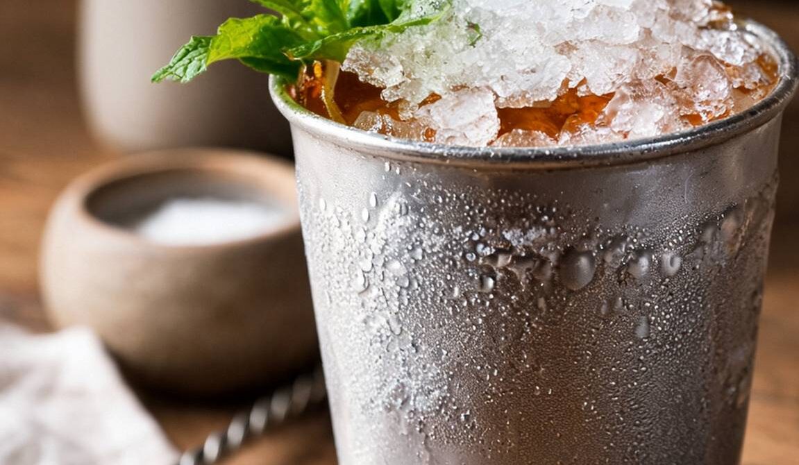 Classic Southern Mint Julep Cocktail