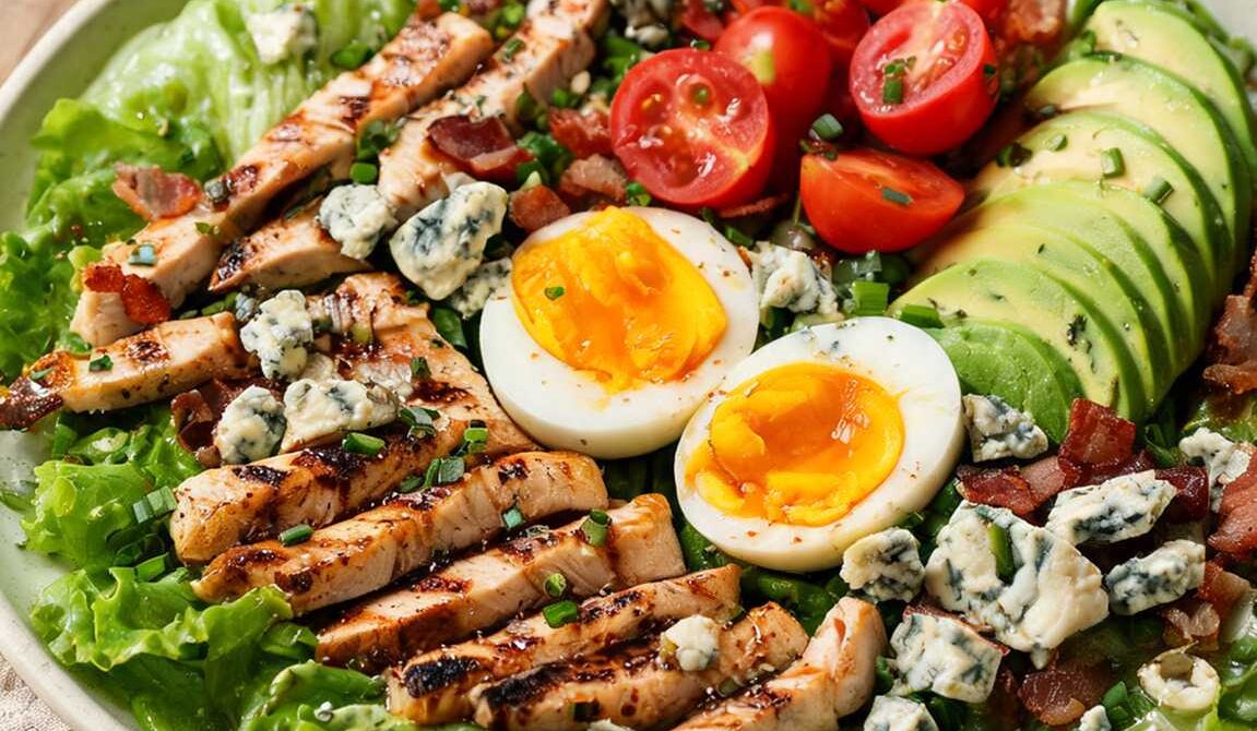 Cobb Salad With Jammy Eggs and Grilled Chicken