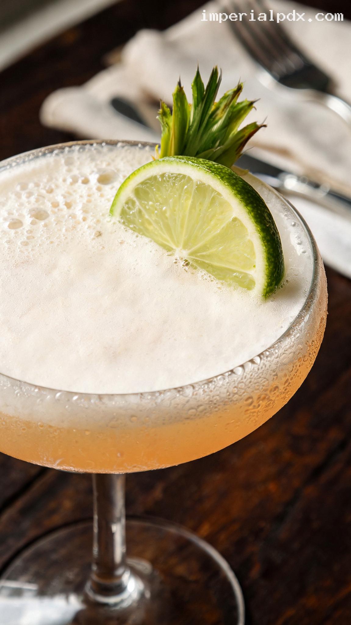 Hotel Nacional Special Cuban Rum Cocktail – Closeup