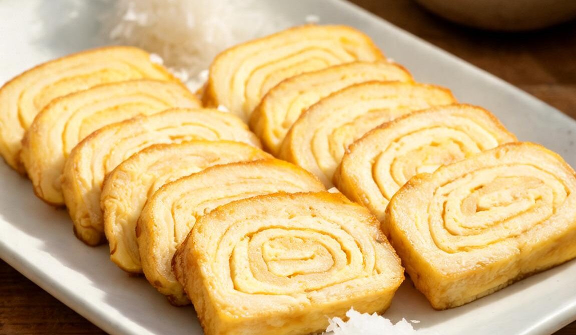 Japanese Tamagoyaki Rolled Omelet