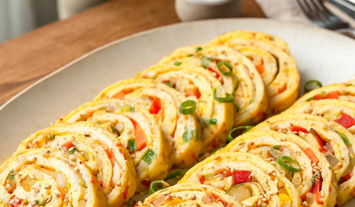 Korean Gyeran Mari With Vegetables