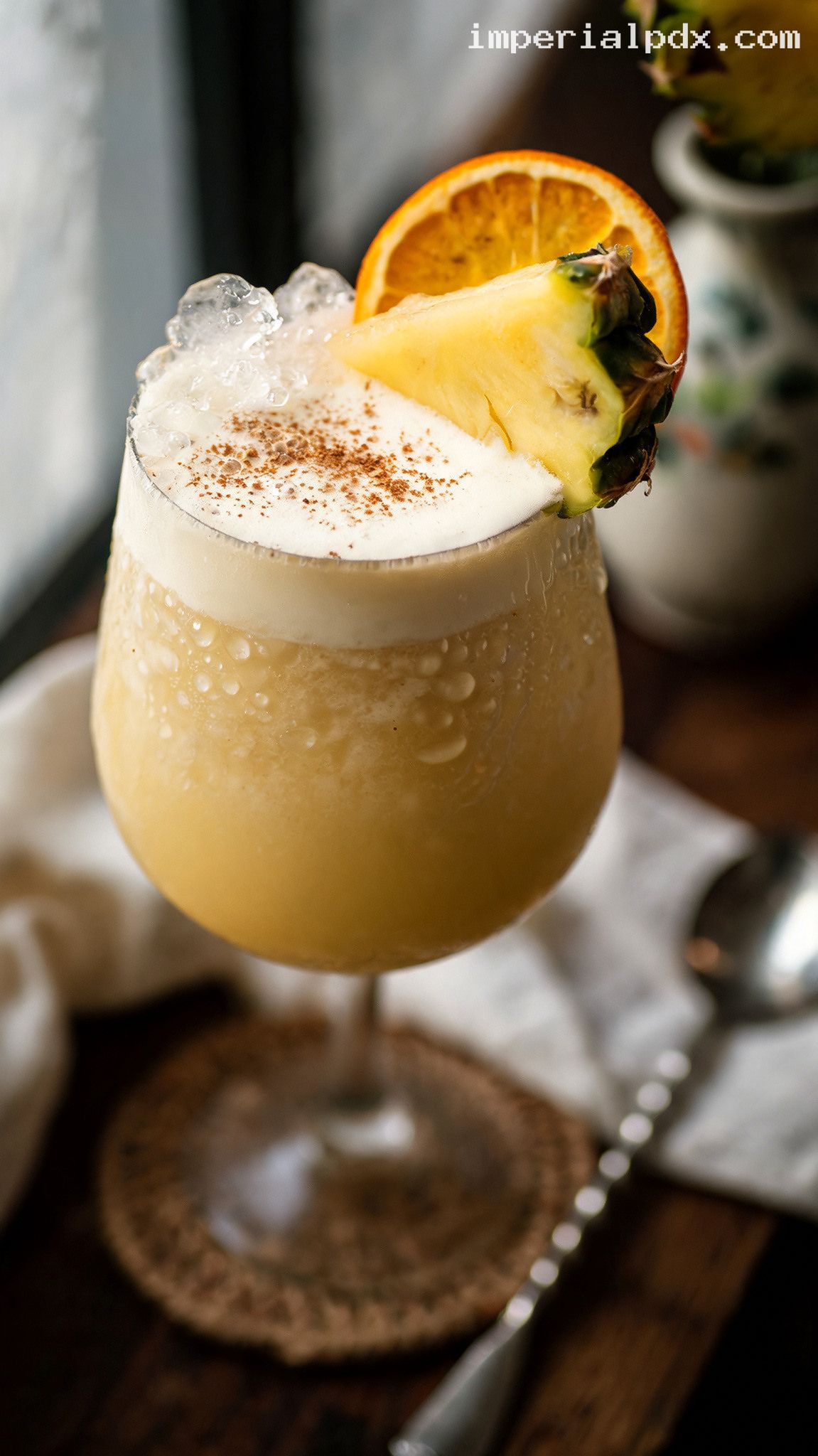 Painkiller Cocktail – Closeup