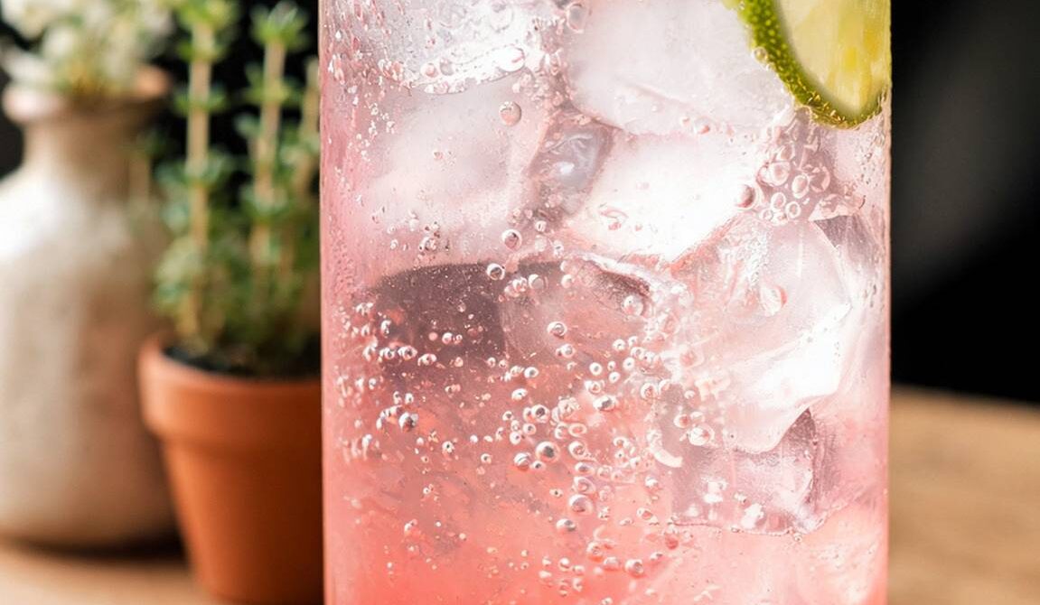 Refreshing Raspberry Lime Floradora Gin Cocktail