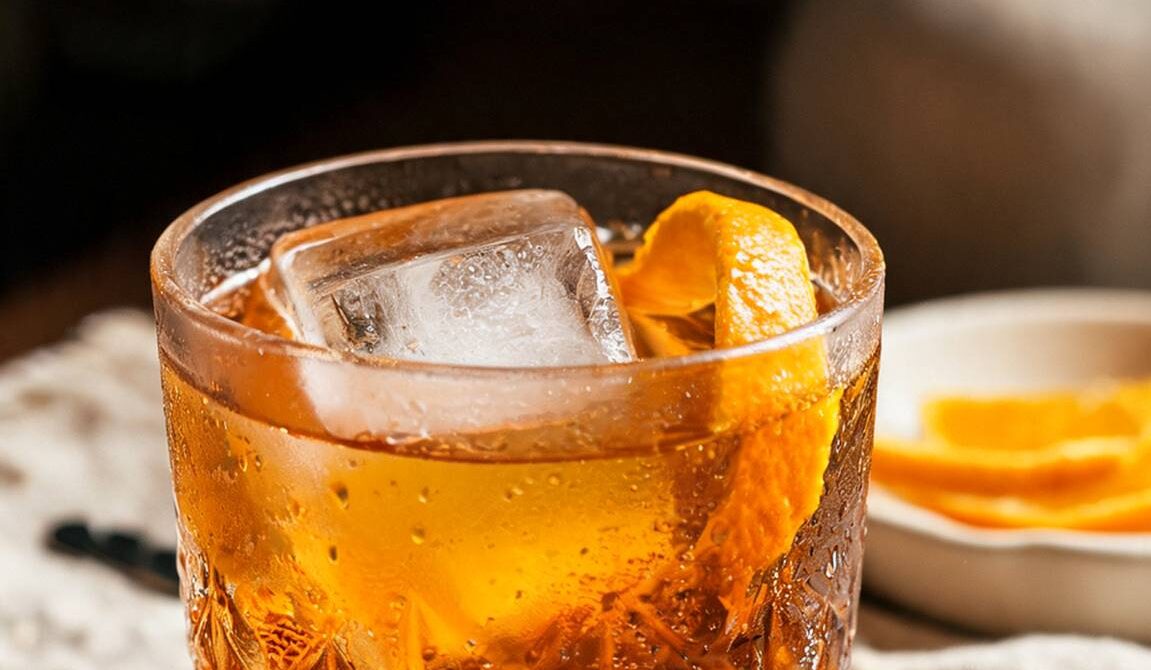 Two-Ingredient Godfather Cocktail With Scotch and Almond Liqueur