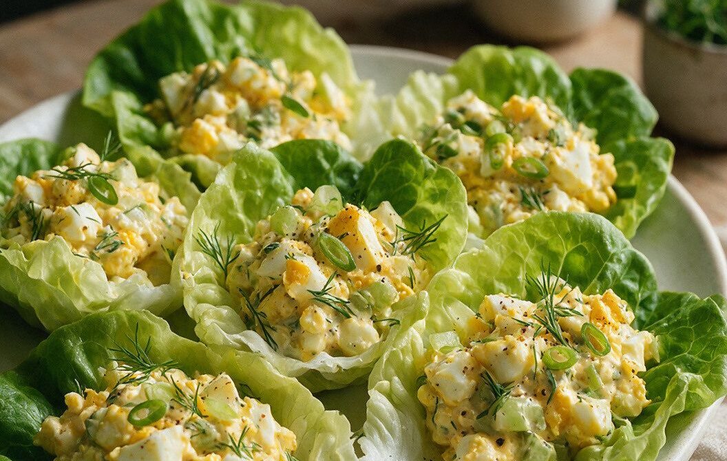 Classic Egg Salad Lettuce Wraps