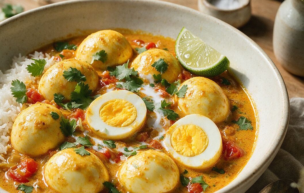 Creamy Coconut Milk Egg Curry
