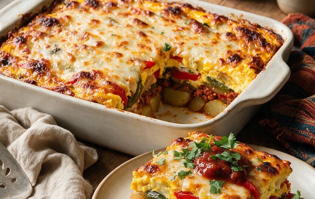 Mexican Chorizo Egg Casserole